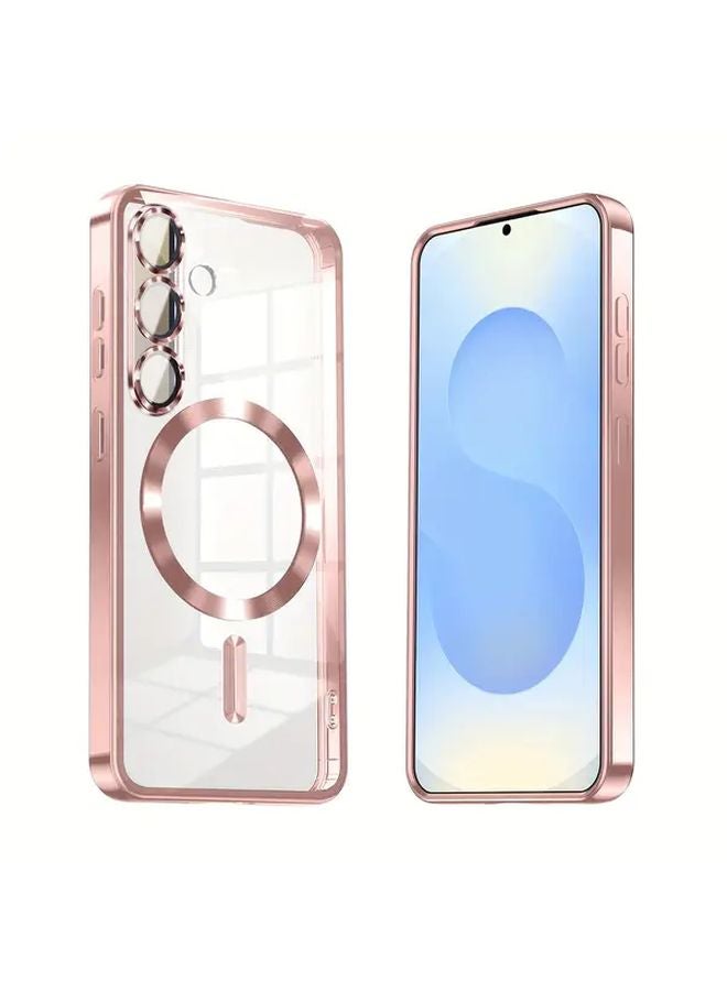 Pink Magnetic Case With Full Camera Lens Protection For Samsung Galaxy A26 5G - Image 3
